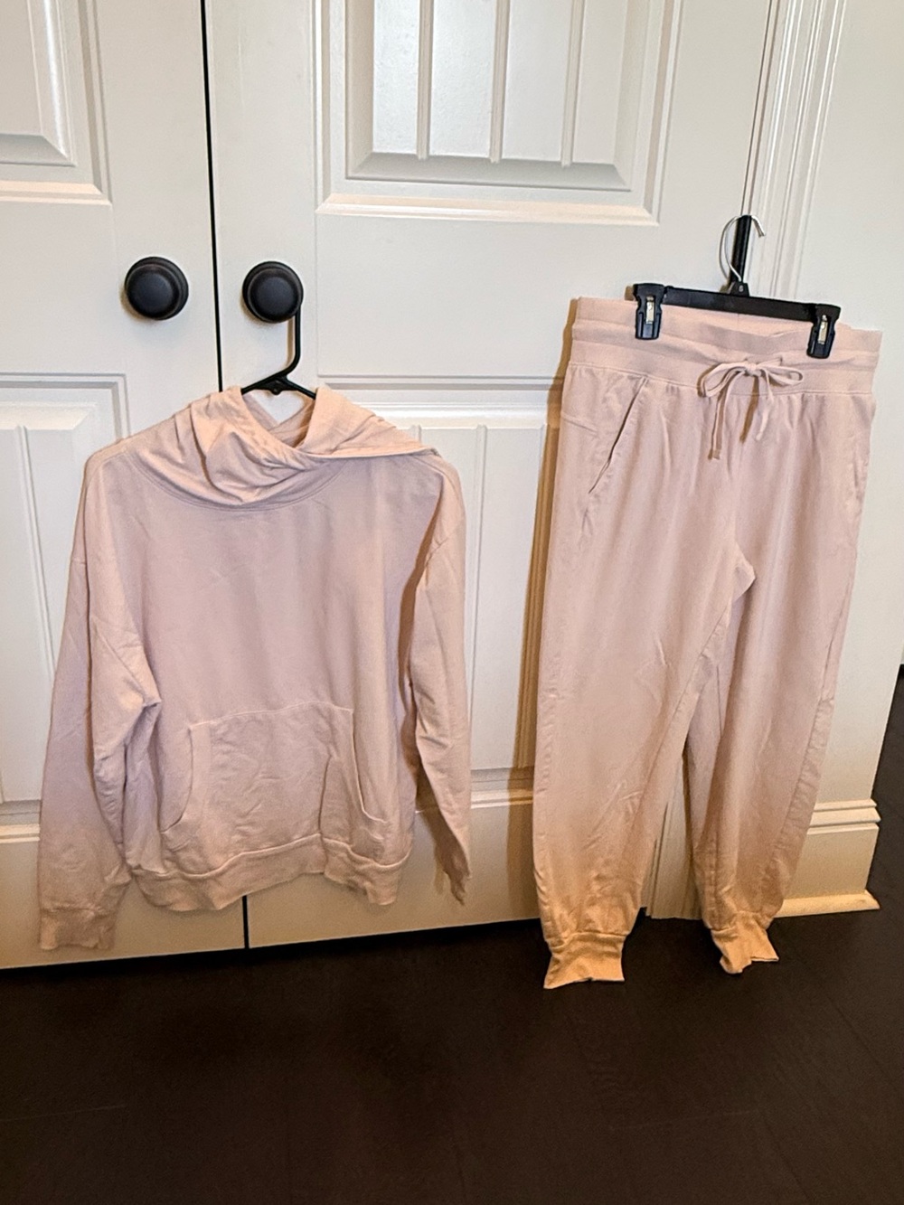 Zella Nude Hoodie & Drawstring Joggers Set